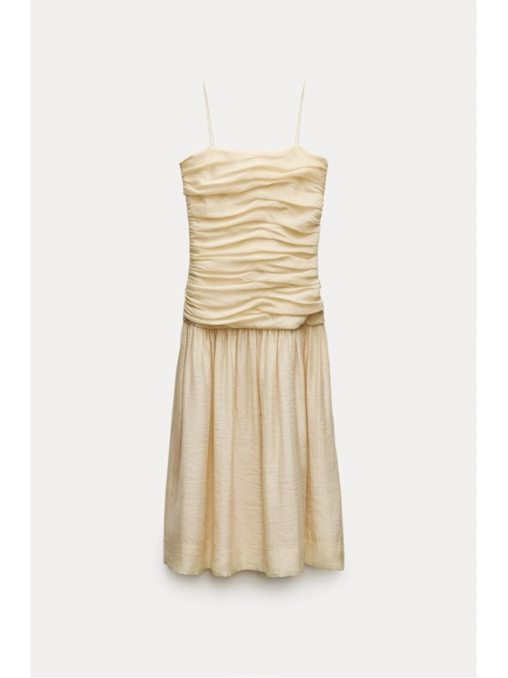 Zara Dress (Cream / Pale Yellow)